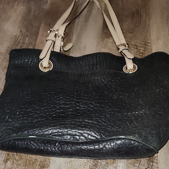 Michael Kors Black Leather Tote Bag - Picture 11 of 11